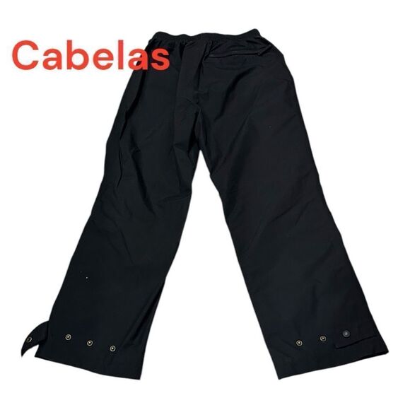 Cabela's Black ski Pants - Picture 1 of 9